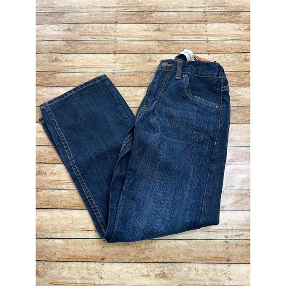 Levi's 505 Regular Dark Wash Blue Jeans Size 10 Regular - Picture 1 of 7